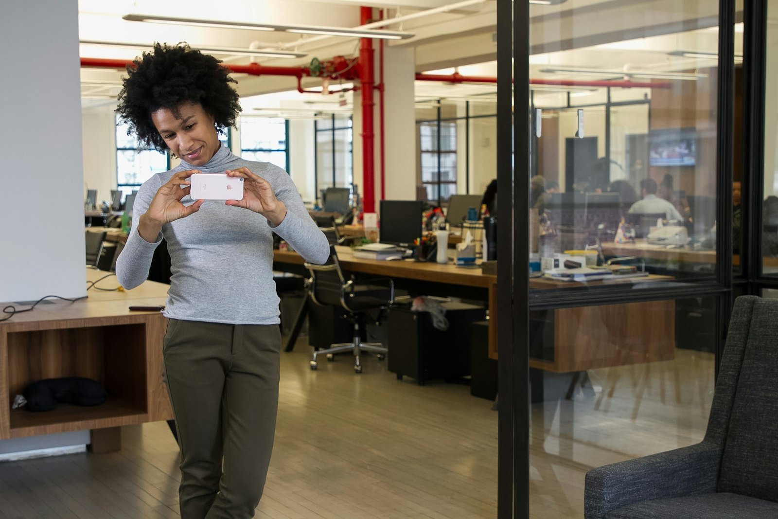 Transfert de bureaux dans un environnement professionnel
